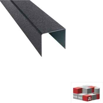 U-Profile Alu Struktur U Schiene U-Profil Anthrazit & Schwarz